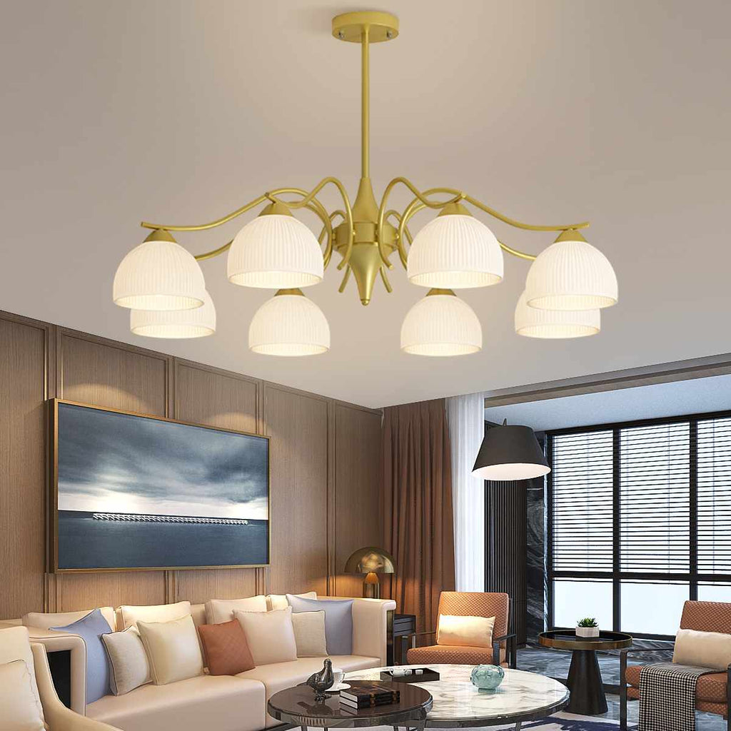 French Pastoral Living Room Chandelier | Desfino