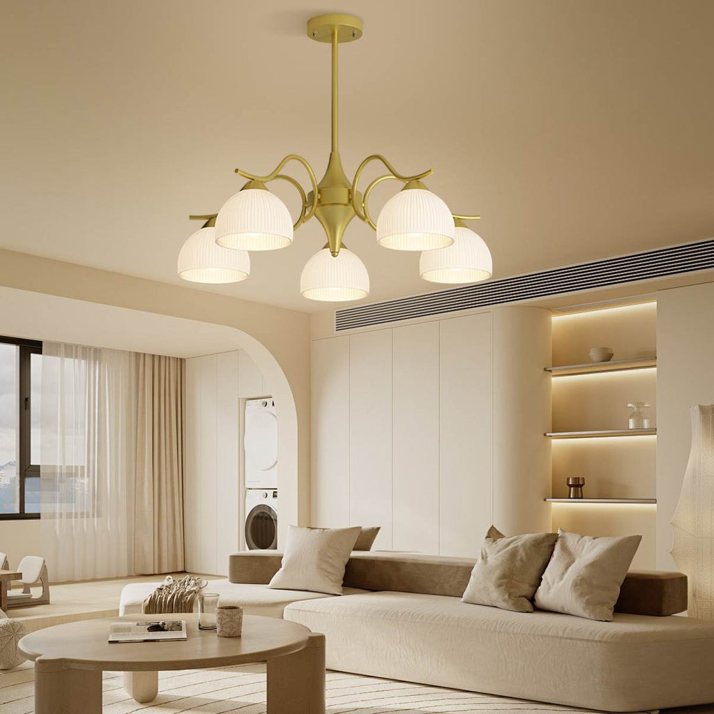 French Pastoral Living Room Chandelier | Desfino