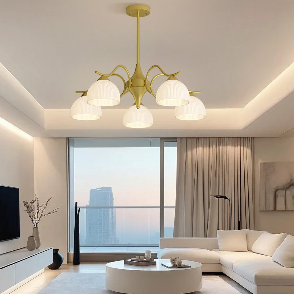 French Pastoral Living Room Chandelier | Desfino