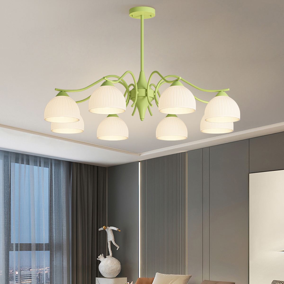 French Pastoral Living Room Chandelier | Desfino