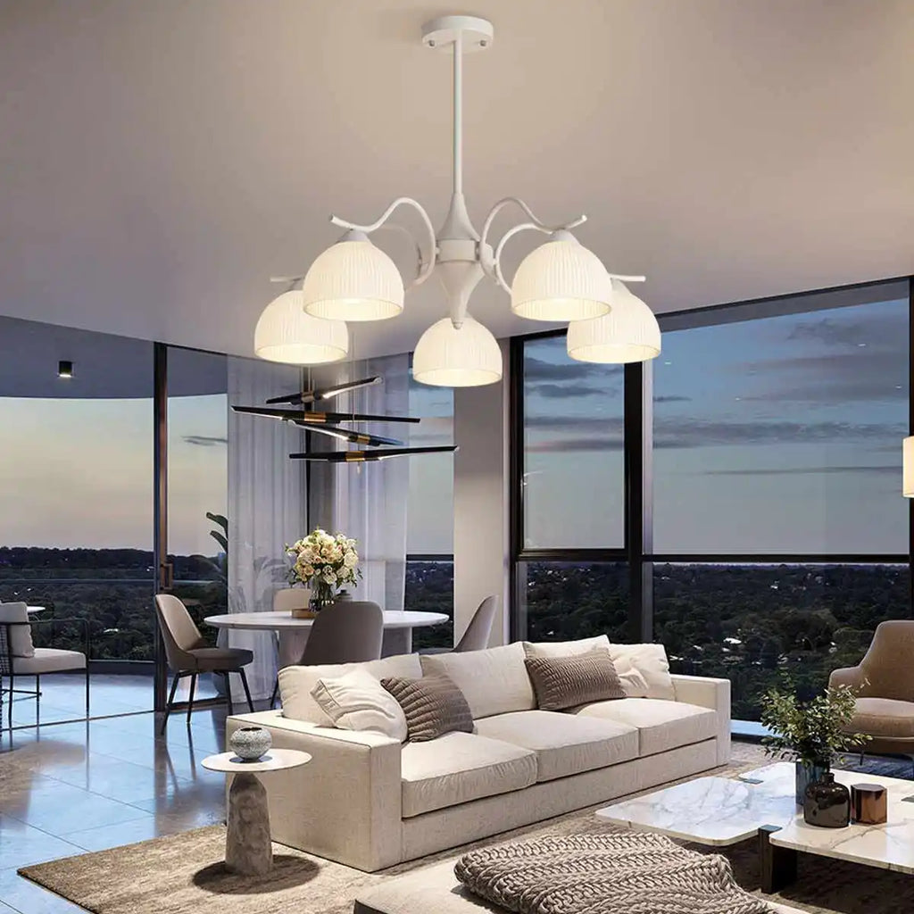 French Pastoral Living Room Chandelier | Desfino