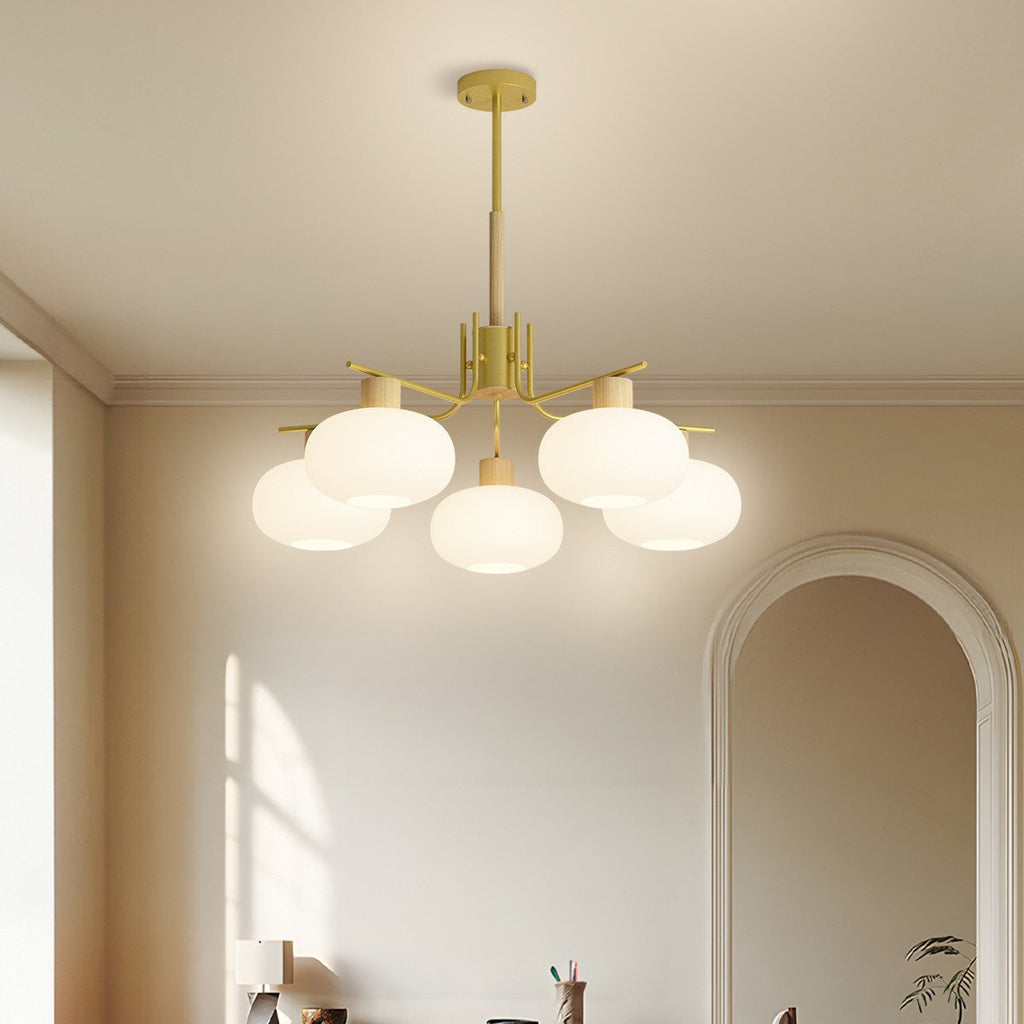 Pastoral American Retro Flower Chandelier | Desfino