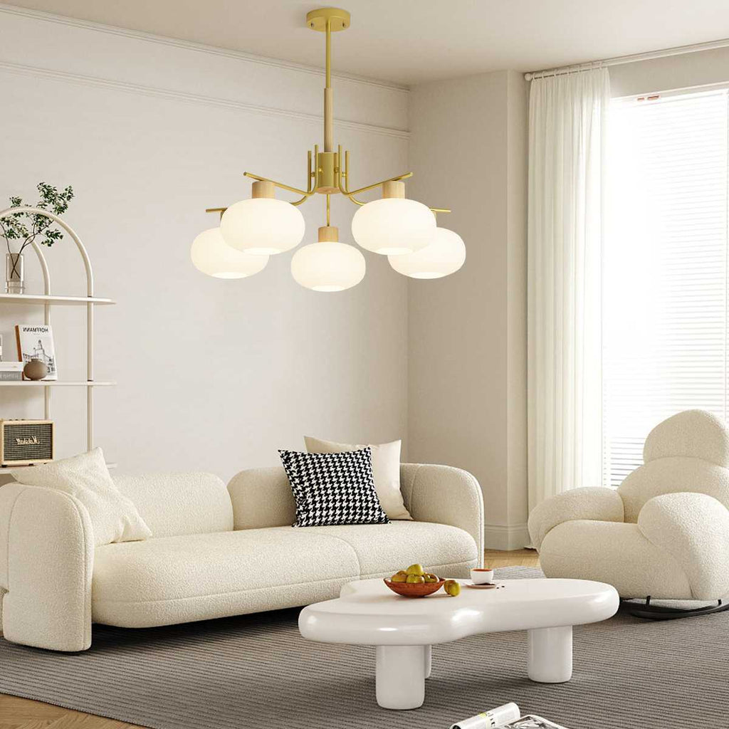 Pastoral American Retro Flower Chandelier | Desfino