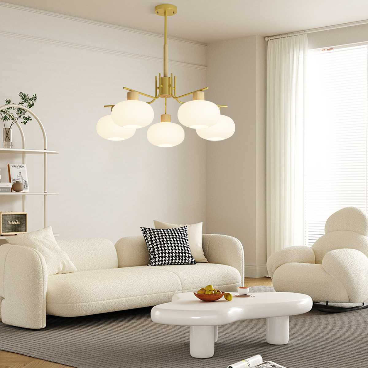 Pastoral American Retro Flower Chandelier | Desfino