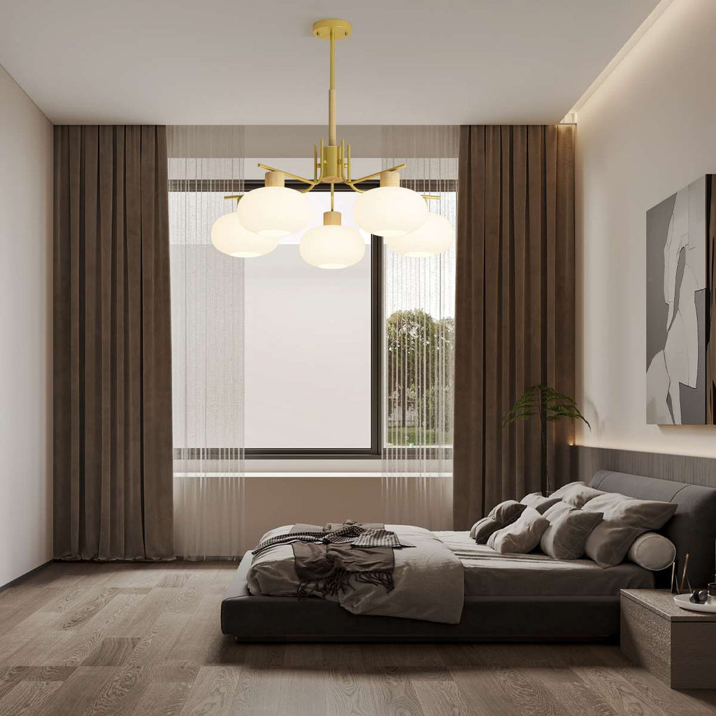 Pastoral American Retro Flower Chandelier | Desfino
