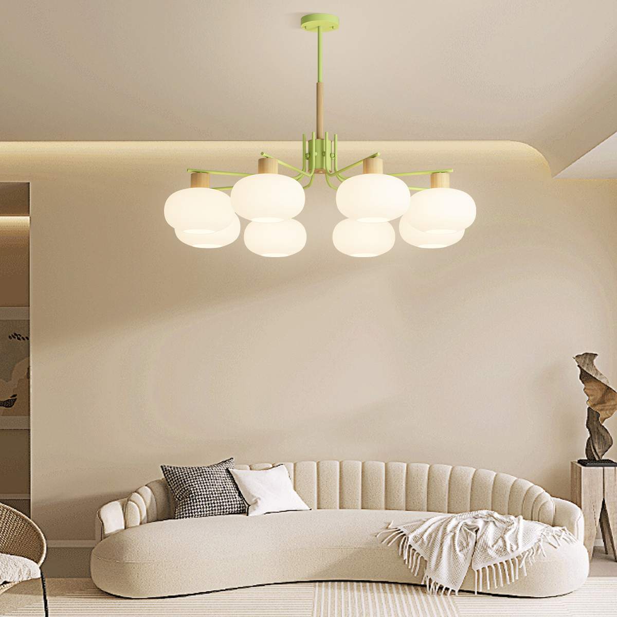 Pastoral American Retro Flower Chandelier | Desfino