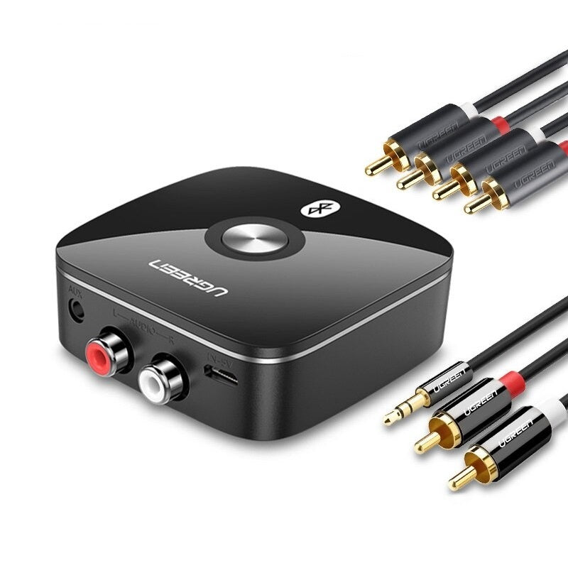 Receptor wireless Bluetooth 5.0 aptX cu latență redusă — Pentru jocuri și home theater - Desfino