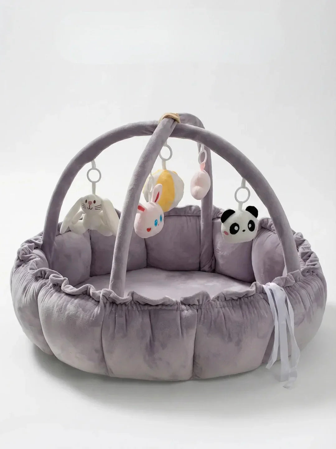 2-in-1-Baby-Spielmatte — Sensorik-Bogen-Bodenspielcenter, erstes Lebensjahr - Desfino