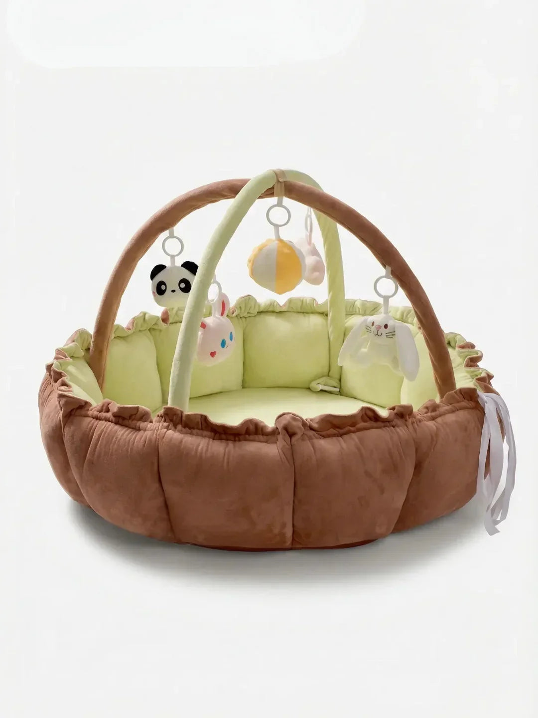 2-in-1-Baby-Spielmatte — Sensorik-Bogen-Bodenspielcenter, erstes Lebensjahr - Desfino