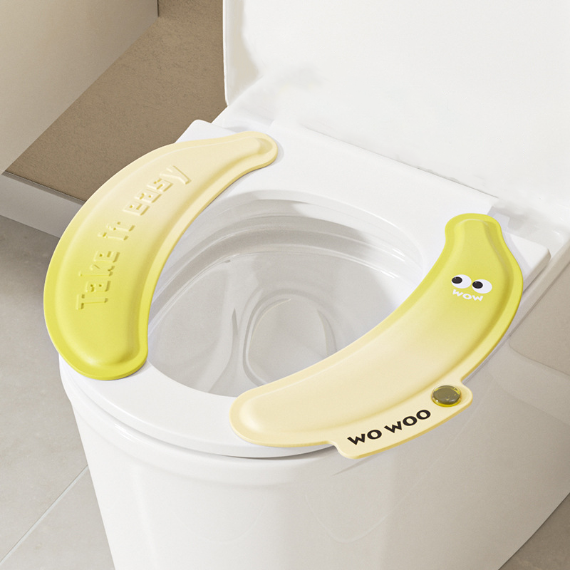 LumiScent Toilet Seat Cover — Waterproof EVA, Adjustable Fit, Handle - Desfino