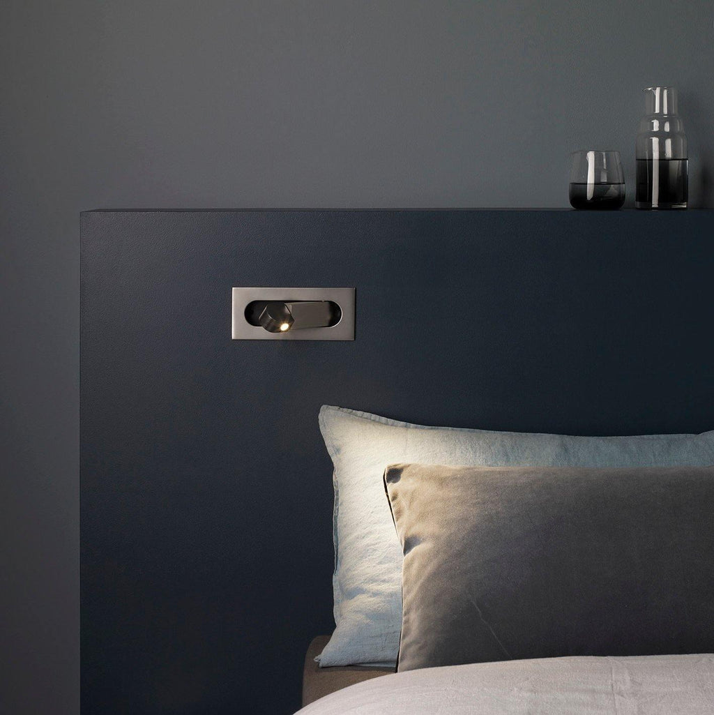Asterra Slim Profile Nightstand Reading Light — Focused Task Illumination