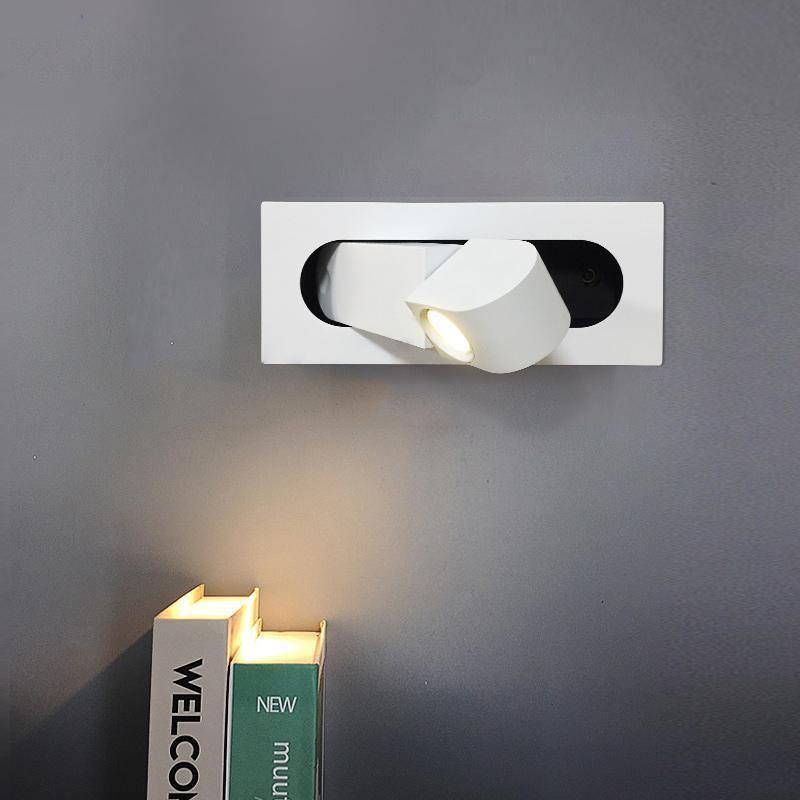 Regulowana lampka do czytania przy łóżku Aeris — elegancki design - Desfino