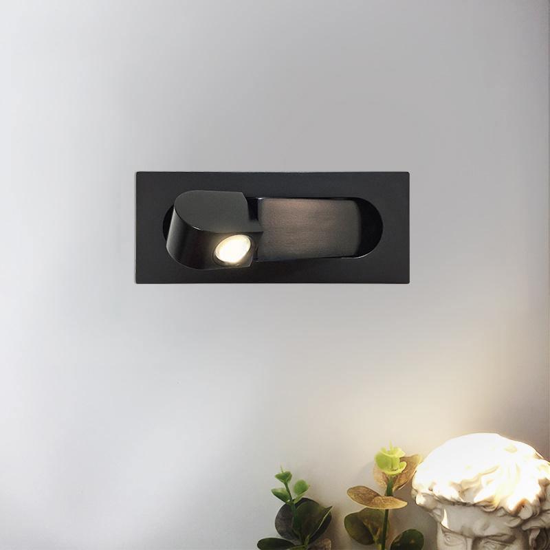 Regulowana lampka do czytania przy łóżku Aeris — elegancki design - Desfino