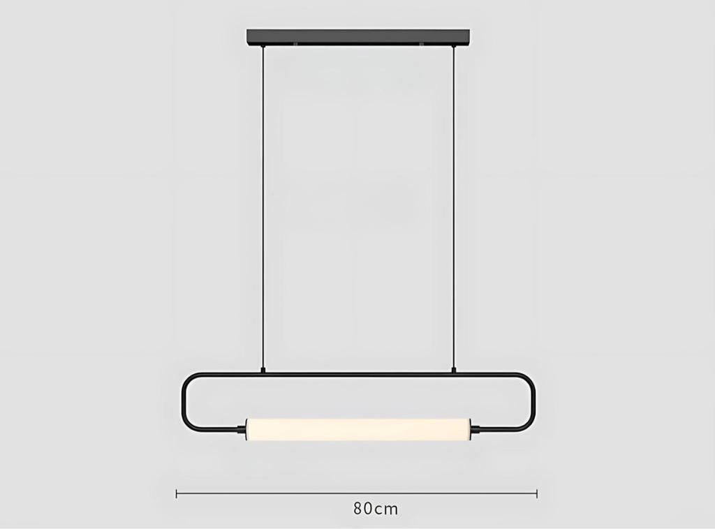 Suspension Lunara — Ampoule LED incluse, abat-jour en métal peint - Desfino