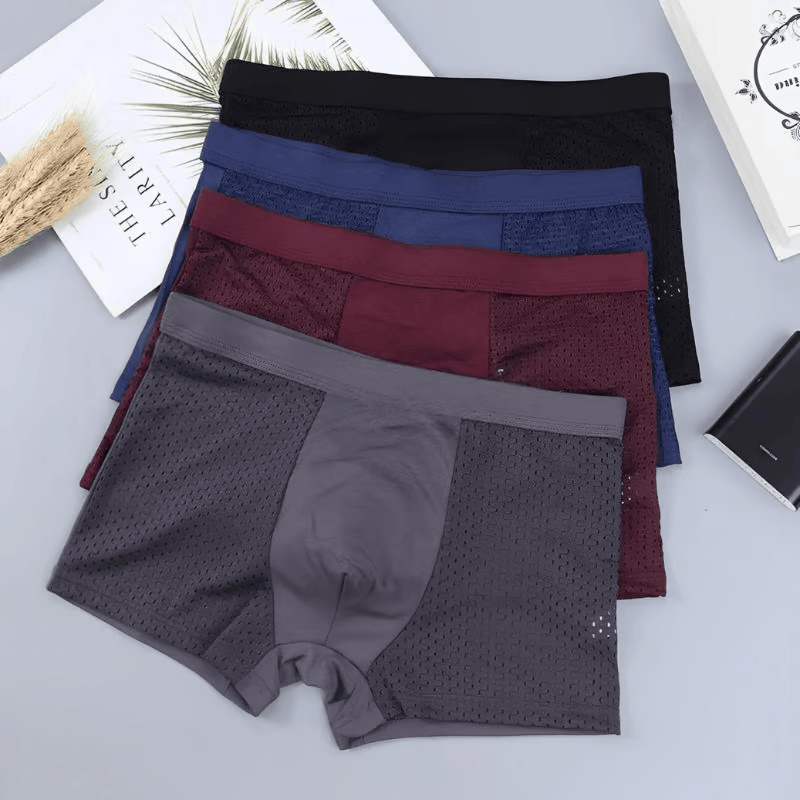 Caleçon boxer en bambou doux et respirant — conception confortable - Desfino