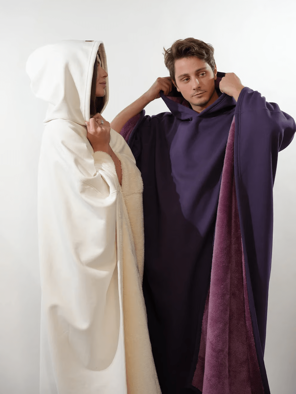 Felpa con cappuccio ArcticFlare NovaWeave — Vestibilità oversize, comfort morbido e rilassante - Desfino
