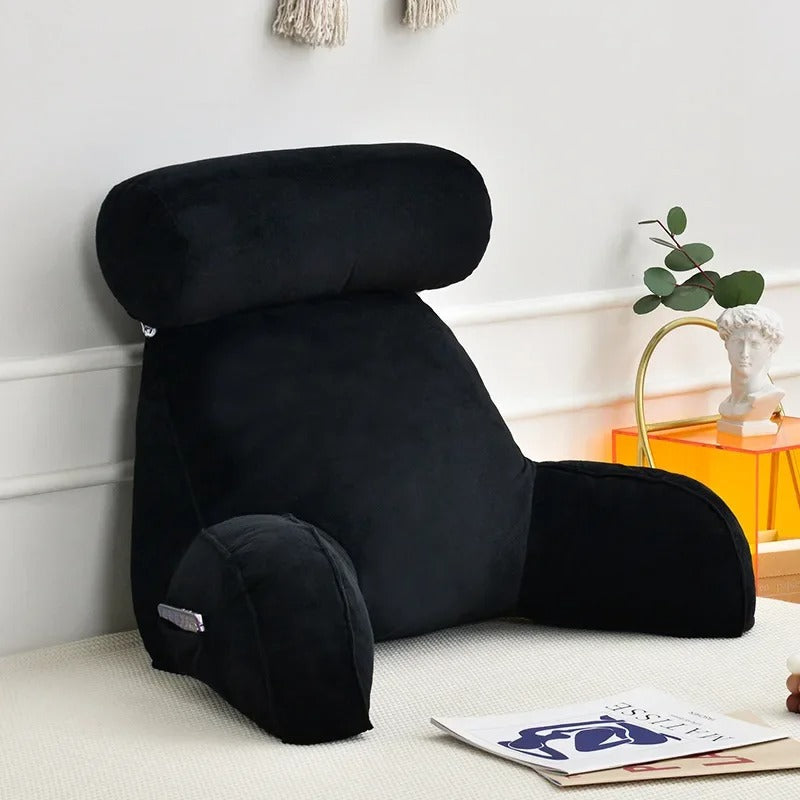 Ergonomisk ryggstödskudde - justerbart nackstöd, armstöd och nackstöd - Desfino