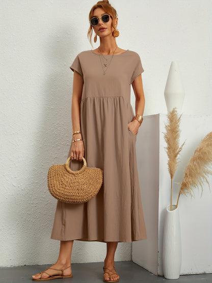 Robe Longue Fluide avec Poches