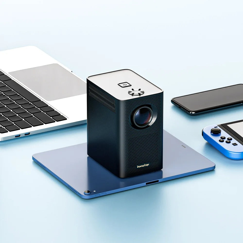 Proyector portátil NovaView 4K con Android y WiFi — Diseño compacto | Desfino