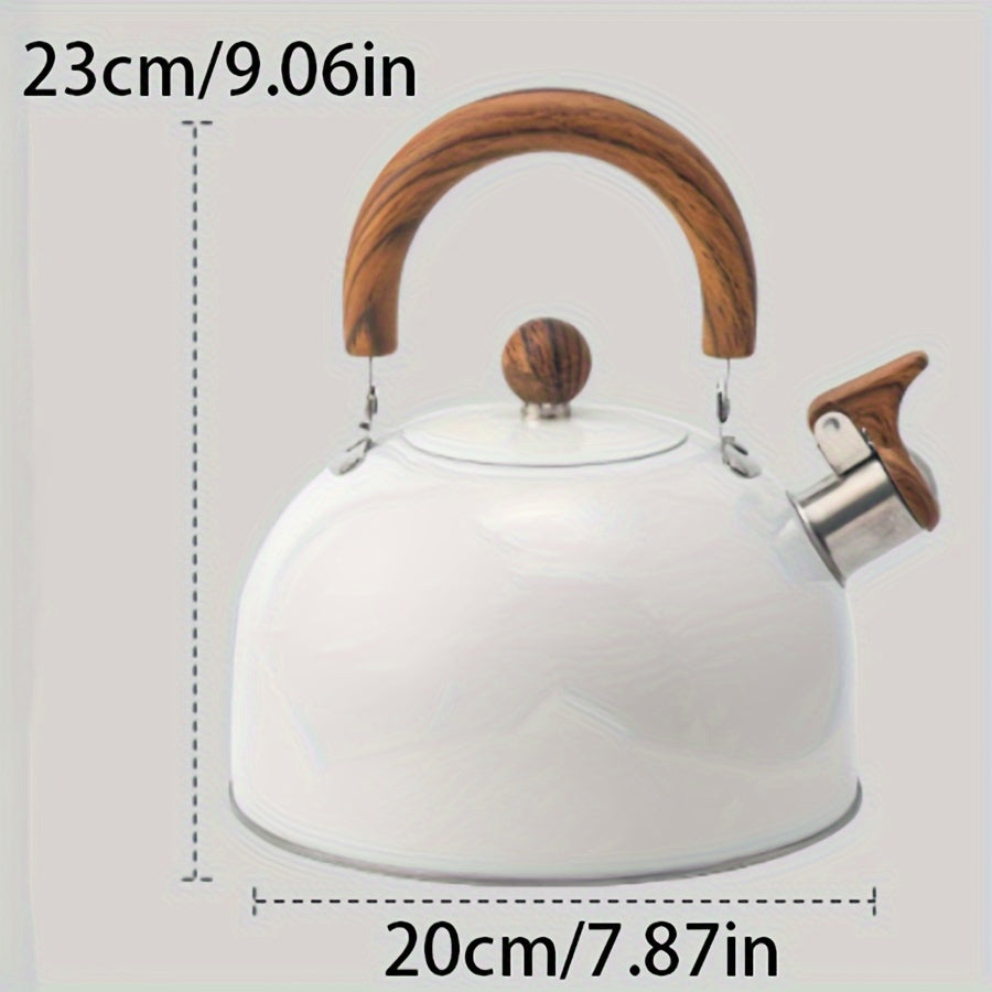 AuricKettle visslande vattenkokare på 3L — ergonomiskt trähandtag | Desfino