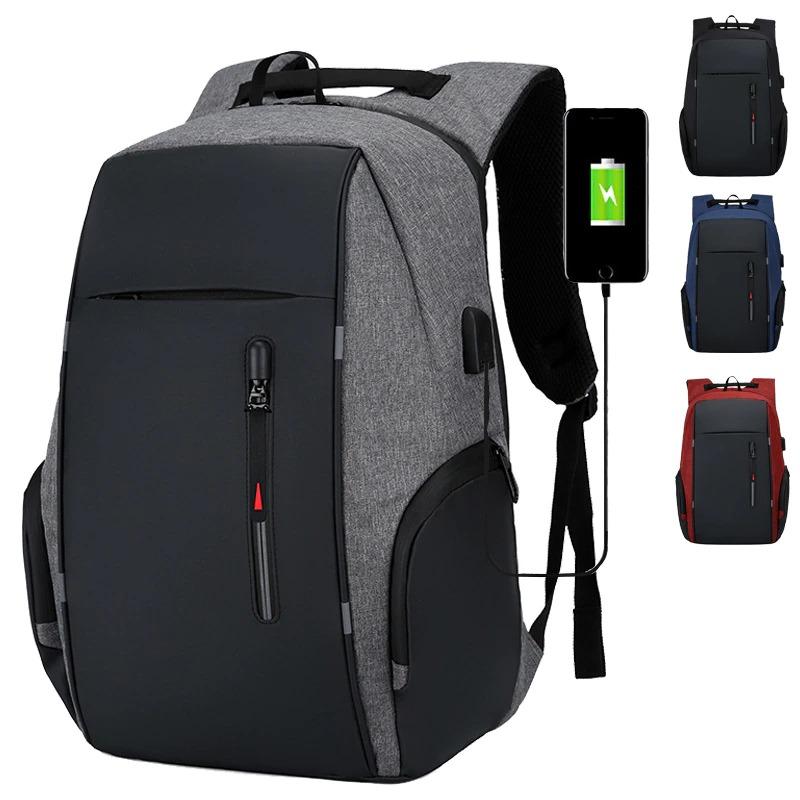 Ventureo 15,6-Zoll-Laptoprucksack — Wasserdicht, USB-Ladegerät, reflektierende Details - Desfino