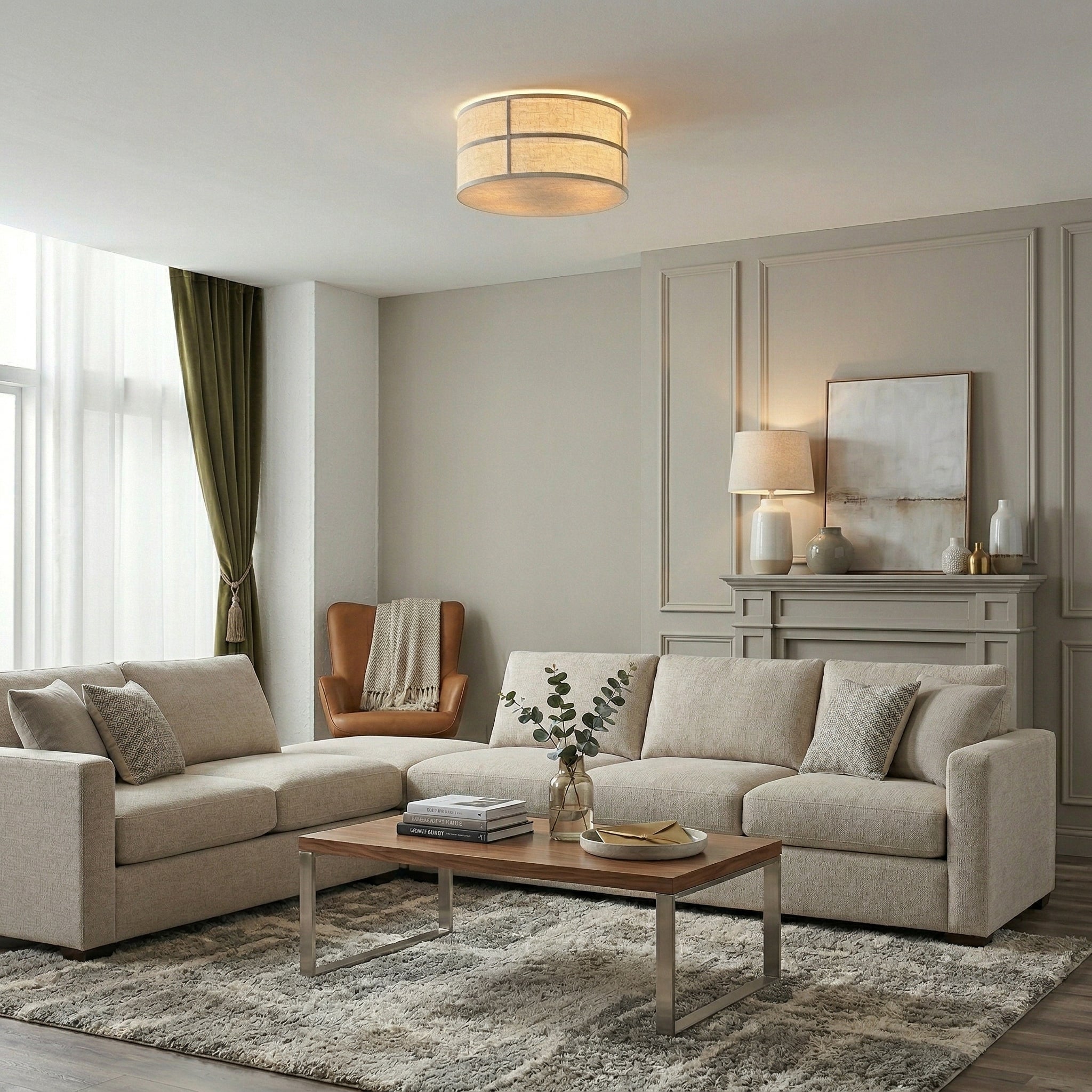 Deckenleuchte Hashira – indirektes Design für flächenbündige Montage