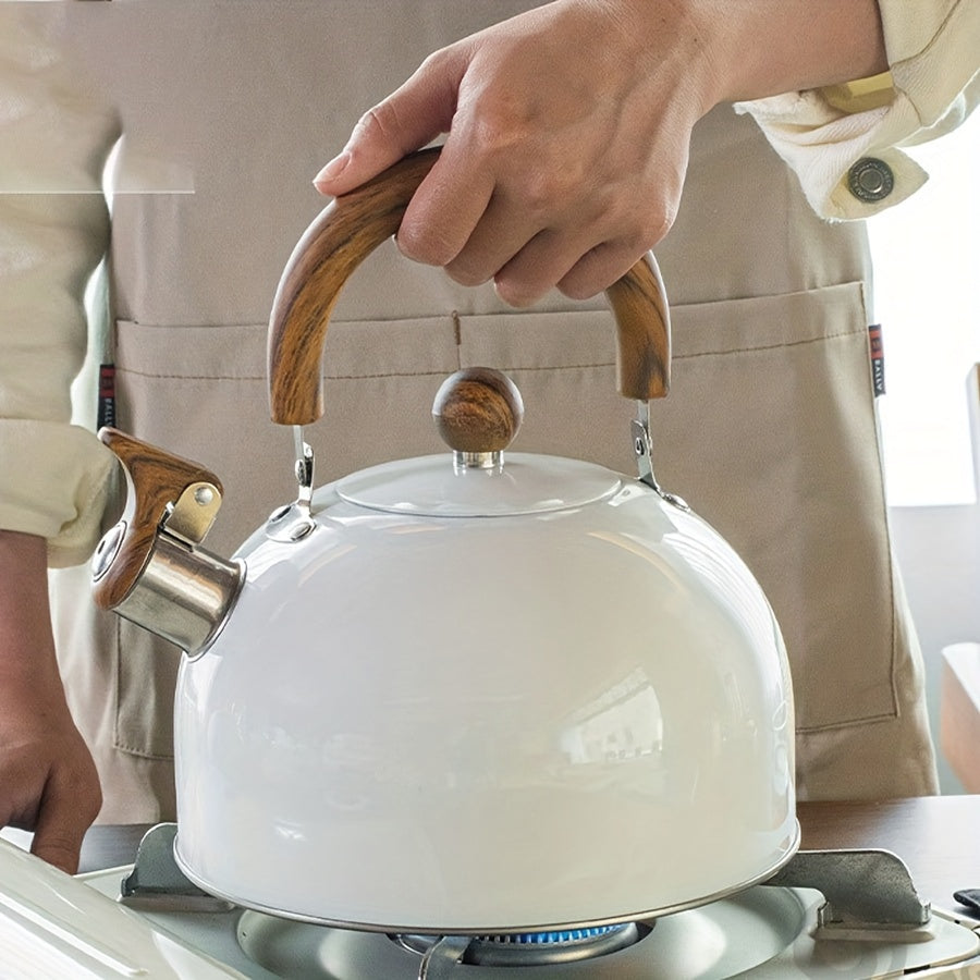 AuricKettle visslande vattenkokare på 3L — ergonomiskt trähandtag | Desfino