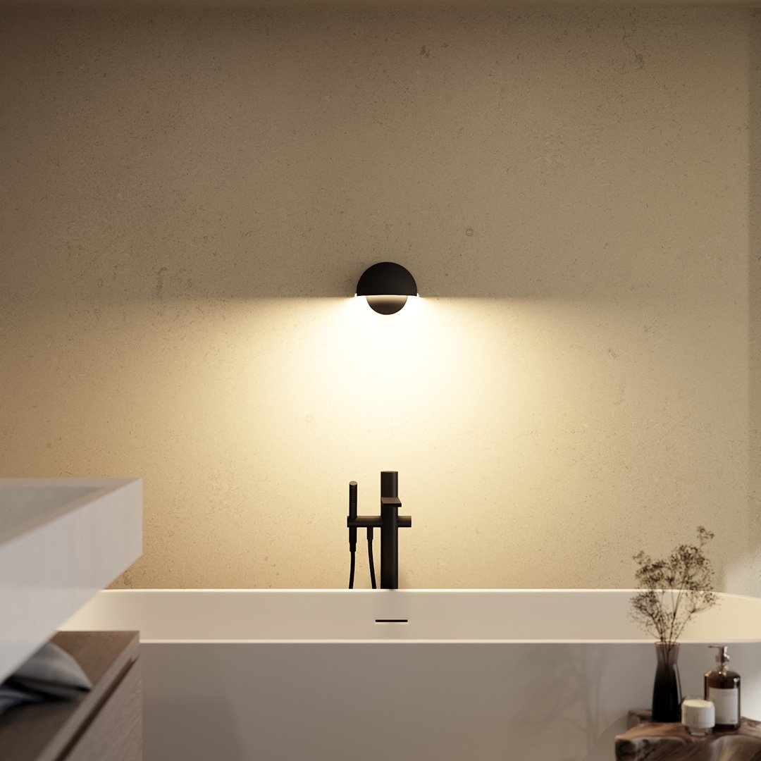 Candeeiro de Parede LED Moderno LumaAqua — Branco Quente de 2700K, 710 Lumens - Desfino