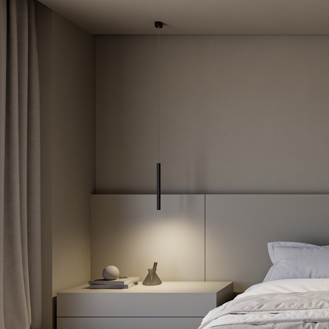 AeroLume minimalistisk LED-pendellampe — justerbar, 2700K varmt lys - Desfino