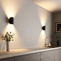 Applique murale moderne LumaTwist — LED chaude à lumière diffuse, profil mince - Desfino