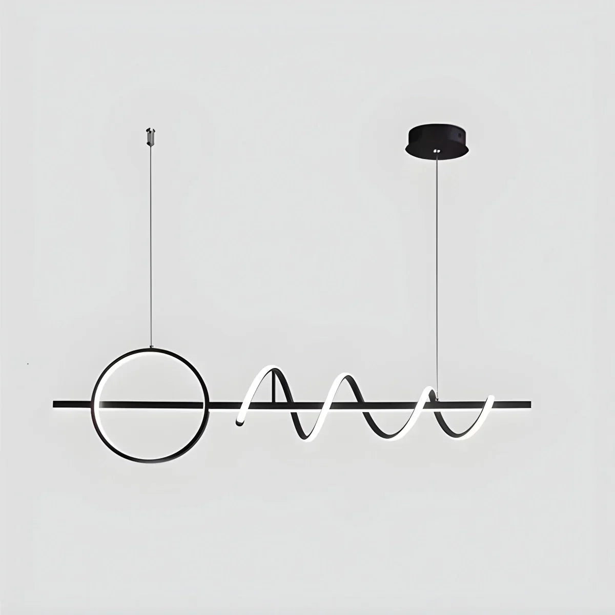 LED Minimalist Long Pendant Light for Kitchen Island | Desfino