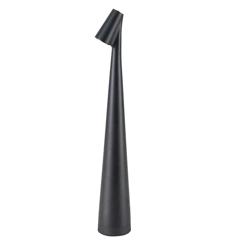 Nordlyx kabellose LED-Tischleuchte mit Touch-Dimmung — Aluminium-Finish - Desfino