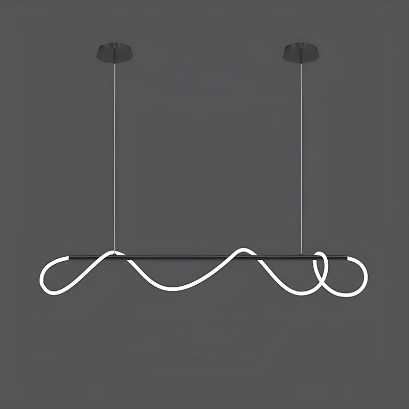 Moderne LED-Pendelleuchte mit langem Kabel für das Esszimmer | Desfino