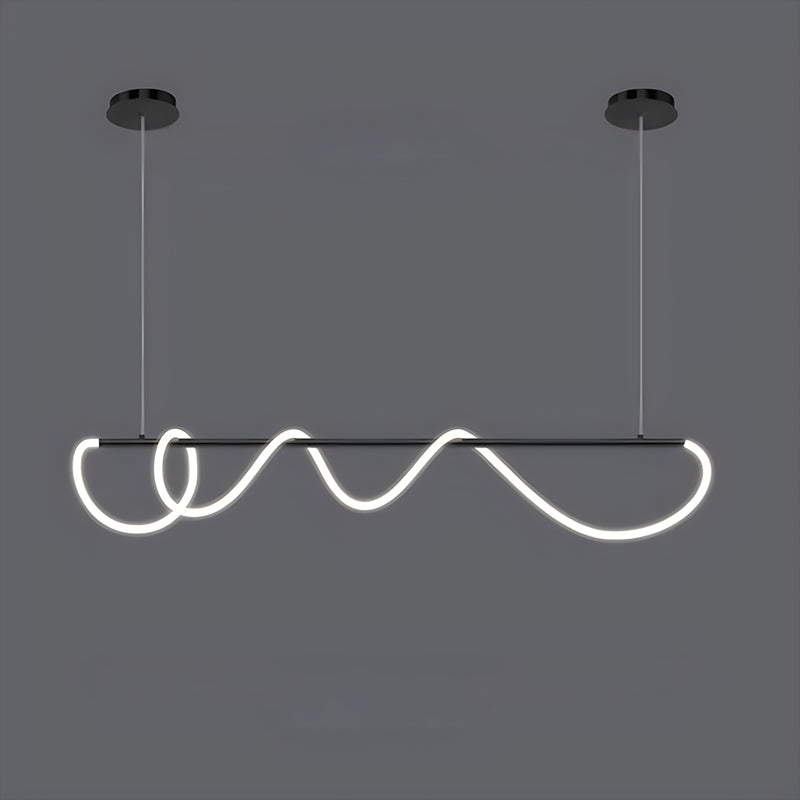 Moderne LED-Pendelleuchte mit langem Kabel für das Esszimmer | Desfino