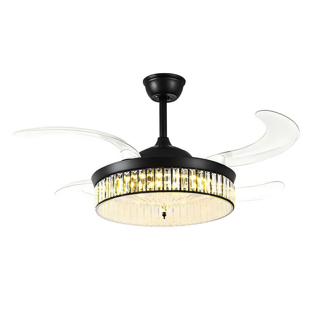 Remote Hugger Ceiling Fan Light | Desfino