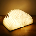 Veilleuse LED pliable en forme de livre Luminia — rechargeable, 7 couleurs - Desfino