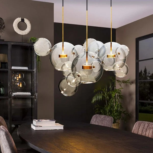 Suspension sphérique OrbisGlow — LED chaleureuse, design moderne, 10 W - Desfino