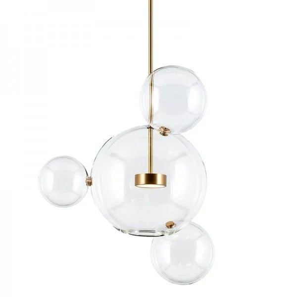 Suspension sphérique OrbisGlow — LED chaleureuse, design moderne, 10 W - Desfino
