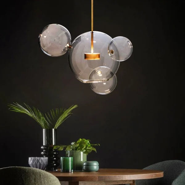 Suspension sphérique OrbisGlow — LED chaleureuse, design moderne, 10 W - Desfino