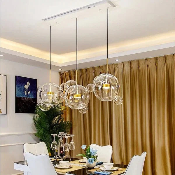 Suspension sphérique OrbisGlow — LED chaleureuse, design moderne, 10 W - Desfino