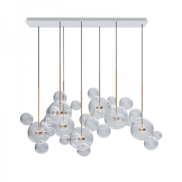 Suspension sphérique OrbisGlow — LED chaleureuse, design moderne, 10 W - Desfino