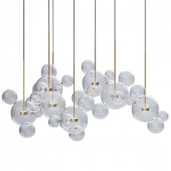 Suspension sphérique OrbisGlow — LED chaleureuse, design moderne, 10 W - Desfino