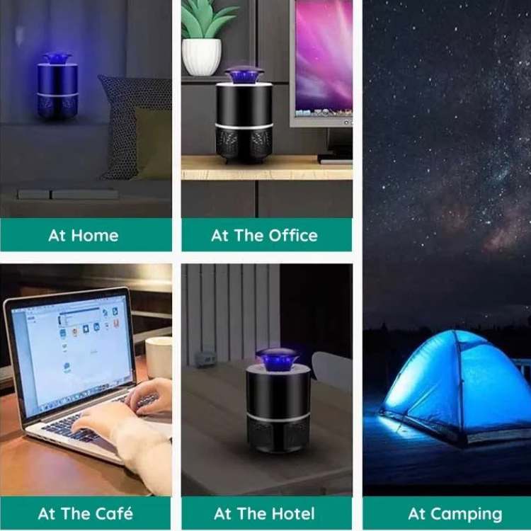 Lumenix smart myggefælde — Støjsvag, kemikaliefri dækning på 300 Sq Ft - Desfino