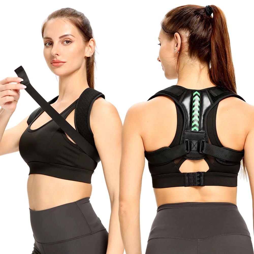 Invisible Back Posture Orthosis — Lightweight Discreet Back Support, Undergarment Fit Profile