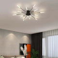 Nowoczesna lampa sufitowa LED Asterra — wbudowane oświetlenie, minimalistyczny styl - Desfino