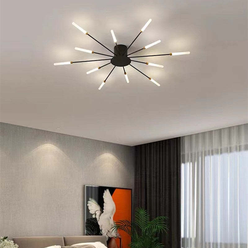 Nowoczesna lampa sufitowa LED Asterra — wbudowane oświetlenie, minimalistyczny styl - Desfino