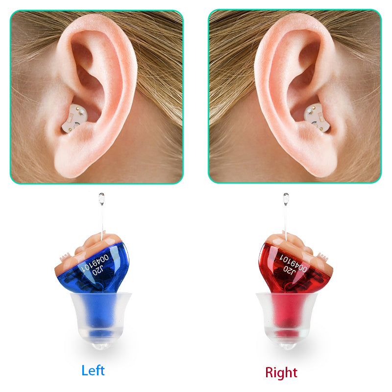 Aparelho Auditivo Digital Micro Vireta — CIC, Intra-auricular, Cancelamento de Ruído - Desfino