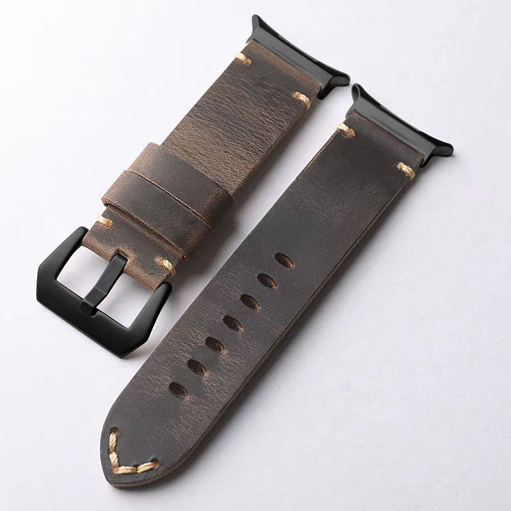 Bracelet vintage en cuir NovaLustre pour Samsung Watch Ultra - Desfino