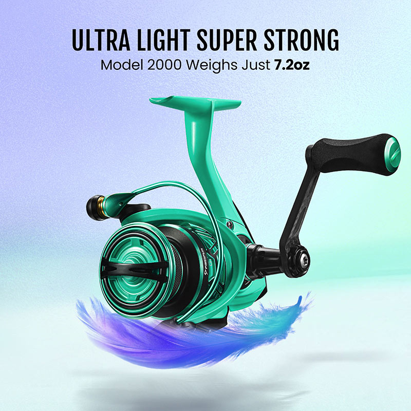 Piscifun Carbon Prism 2000 Carrete de spinning ultraligero - Desfino