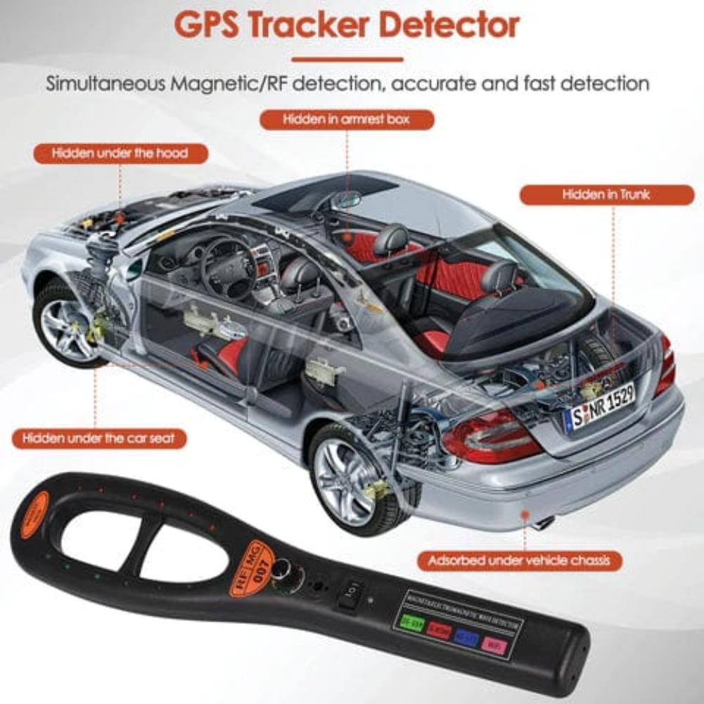 Détecteur de traceurs GPS PrivGuard — Fixation pour tuyau incluse - Desfino